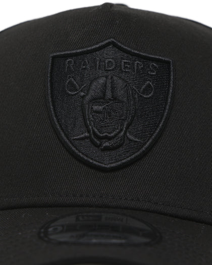 New Era Las Vegas Raiders Triple Black 9FORTY A-Frame Snapback Black/Black
