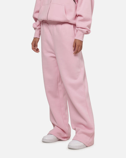 Ed Hardy Women's Distressed Trackpants Pink