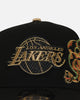 New Era Los Angeles Lakers 'Year Of The Snake' 9FORTY A-Frame Snapback Black/Gold