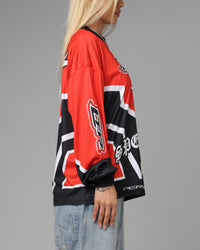 Loiter Thrill Racing Long Sleeve T-Shirt Red