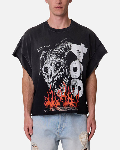 MNML Ritual Cut Off T-Shirt Black
