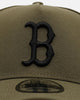 New Era Boston Red Sox 'Easy Olive' 9FORTY A-Frame Snapback Olive