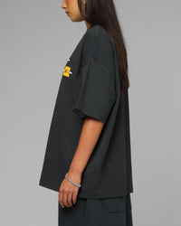 Loiter Hybrid Premium T-Shirt Charcoal