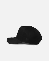 New Era Golden State Warriors 'NBA Black On Black' 9FORTY A-Frame Snapback Black