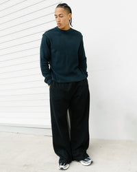 American Thrift Long Sleeve Thermal T-Shirt Washed Black