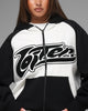 Loiter Jet Stream Zip Hoodie Black/White