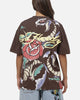 Ed Hardy Serpent T-Shirt Washed Brown
