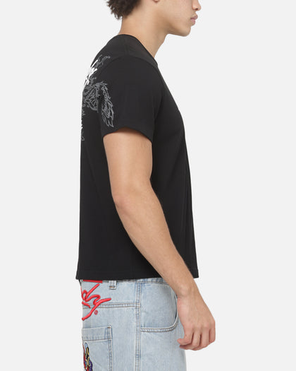 Ed Hardy Wake Up T-Shirt Washed Black