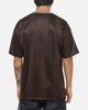 Adidas Jacquard Jersey T-Shirt Coffee