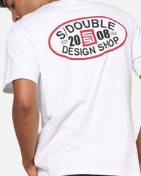 S Double Oval T-Shirt White