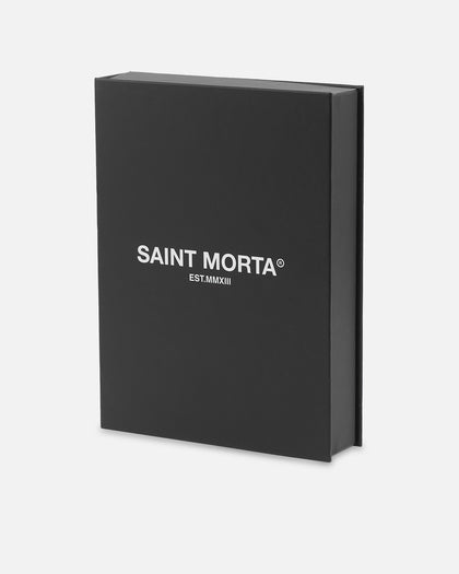 Saint Morta 18" 14mm Iced Interlink Chain Iced White Gold