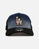 New Era Los Angeles Dodgers 'Bleach' 9FORTY A-Frame Trucker Snapback Denim