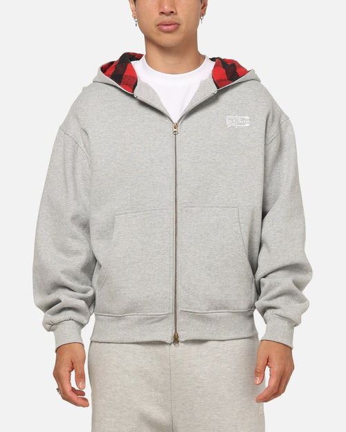 Carre True Form Hoodie Grey Marle/Plaid