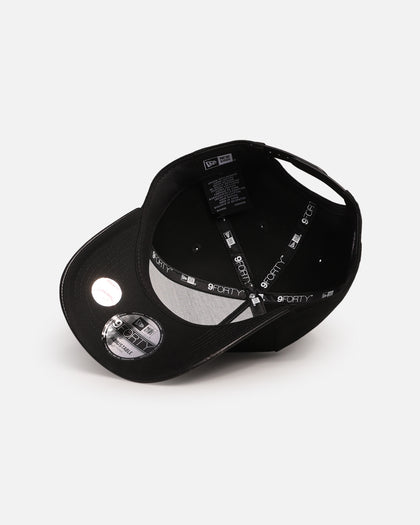 New Era New York Yankees 'Canvas Leather' 9FORTY A-Frame Snapback Black