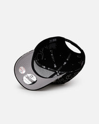 New Era Los Angeles Dodgers 'Outline Flames' 9FORTY A-Frame Snapback Black