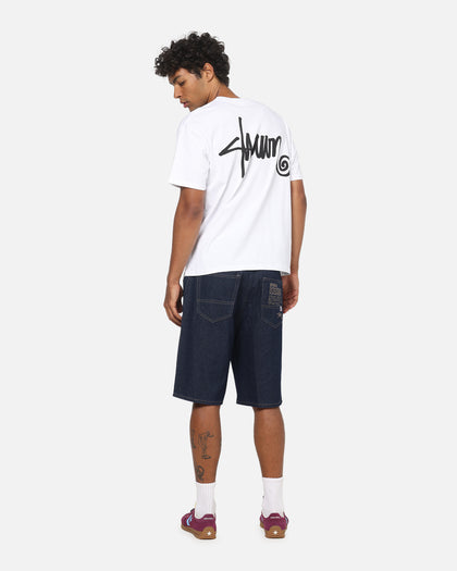 S Double Shawn Script T-Shirt White