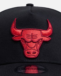 New Era Chicago Bulls 'Certified Lover Boy' 9FORTY A-Frame Snapback Black/Cardinal