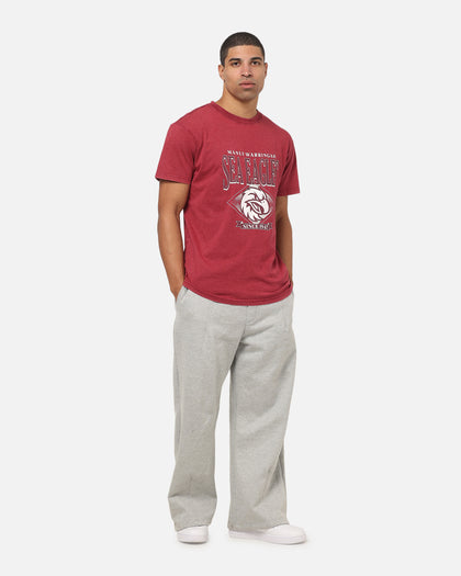 Bleacher Athletic Manly Warringah Sea Eagles Adult Washed Team T-Shirt Maroon