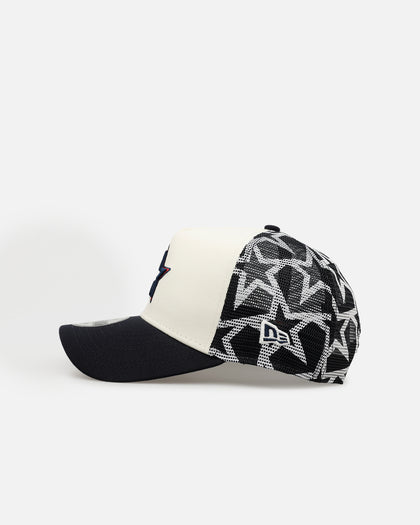 New Era Houston Astros 'Fourth Of July' 9FORTY A-Frame Snapback Chrome/Navy
