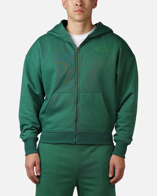 Loiter Ultra Hybrid Zip Hoodie Green