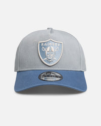 New Era Las Vegas Raiders 'Faded Washed Grey' 9FORTY A-Frame Snapback Grey/Blue