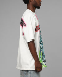 Loiter Airbrush Boxy T-Shirt White