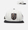 Pro Standard Vegas Golden Knights Pinstripe Wool Snapback Eggshell/Yellow