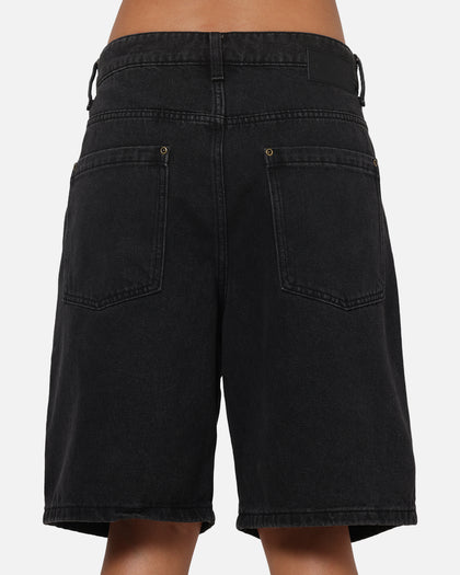Carre Solace Baggy Jorts Washed Black