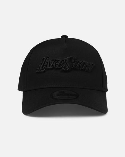 New Era Los Angeles Lakers 'NBA Black On Black' 9FORTY A-Frame Snapback Black