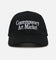 Market Contemporary Art 6 Panel Snapback Black