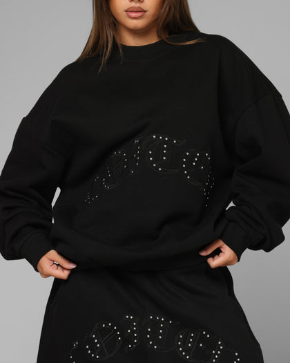 Loiter Destruct Crewneck Black