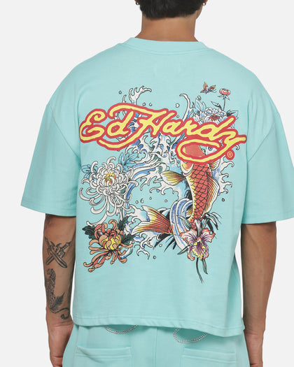 Ed Hardy Ocean T-Shirt Ice Sage