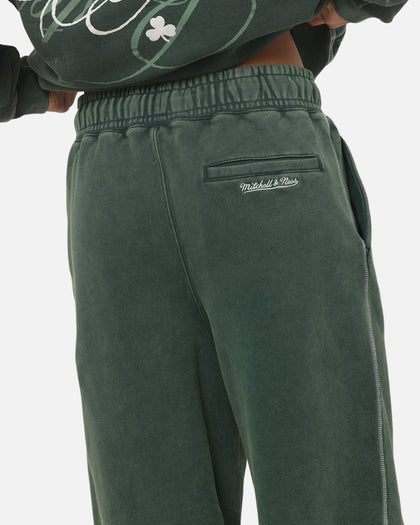 Mitchell & Ness Boston Celtics Star Script Relaxed Track Pants Pine Green