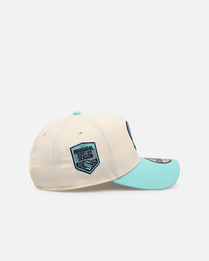 New Era Seattle Kraken 'Team Color Visor' 9FORTY A-Frame Snapback Chrome/Official Team Color