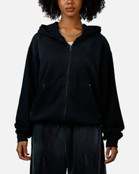 American Thrift Zip Hoodie Washed Black