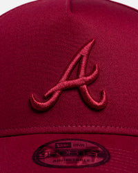 New Era Atlanta Braves "Cardinal Tonal" 9FORTY A-Frame Snapback Cardinal