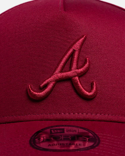 New Era Atlanta Braves "Cardinal Tonal" 9FORTY A-Frame Snapback Cardinal