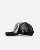 New Era Las Vegas Raiders 'Checker Trucker' 9FORTY A-Frame Trucker Snapback White