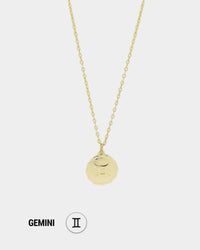 Raising Hell Women's Petit Zodiac Necklace Gold