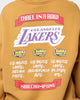 Mitchell & Ness Los Angeles Lakers 3-Peat Hoodie Bone Brown