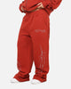 Ed Hardy Cyber Rhinestone Track Pants Red