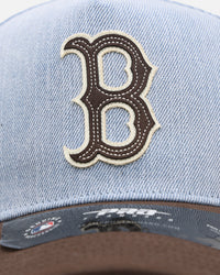 Pro Standard Boston Red Sox 'Denim Suede' Pro Pinch Strapback Denim