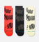Stance Glacier Light Crew Socks 3 Pack Neon Pink