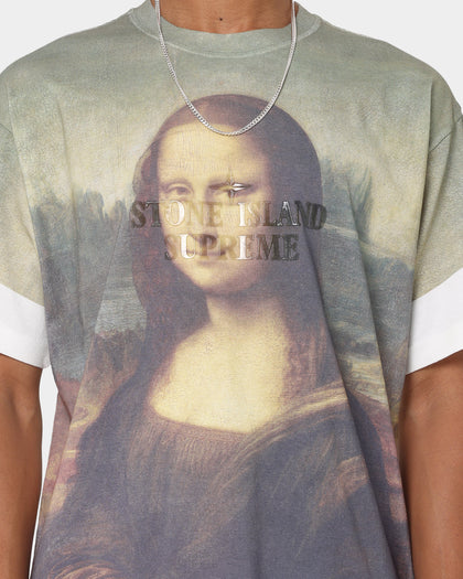 Supreme X Stone Island T-Shirt Print