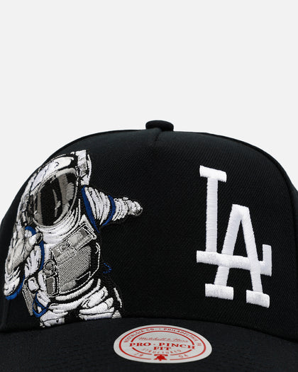 Mitchell & Ness Los Angeles Dodgers 'Rocketman' Pro Pinch Snapback Black