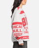 Mitchell & Ness Chicago Bulls Letterform Crewneck Grey Marle/Official Team Color
