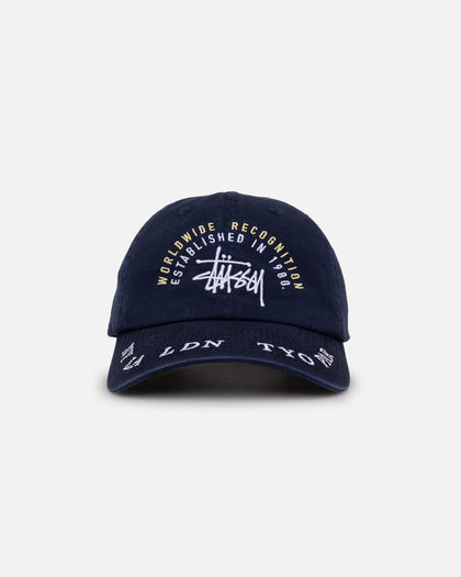 Stussy Worldwide Low Pro Cap Navy