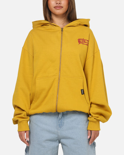 Carre Signature Zip Hoodie Mustard