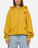 Carre Signature Zip Hoodie Mustard