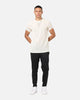 Sik Silk Textured Muscle Fit T-Shirt White